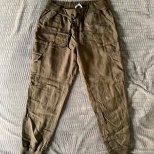 Army green community pants